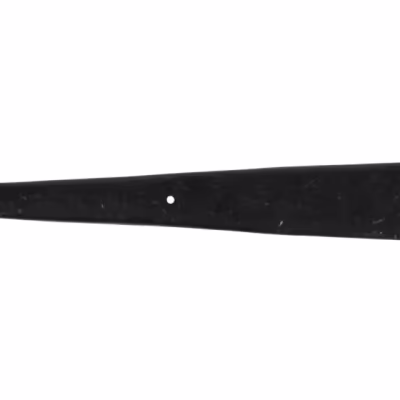 Black Textured 16" Cast T Hinge (pair)