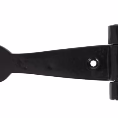 Black Smooth 6" Cast T Hinge (pair)