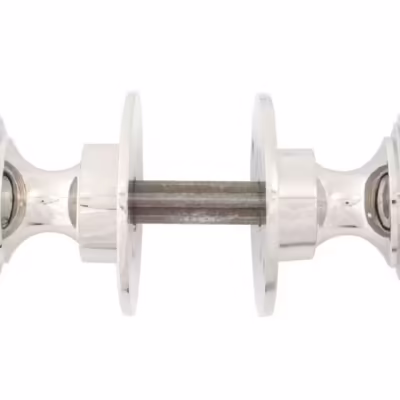 Polished Nickel Heavy Beehive Mortice/Rim Knob Set - Image 3