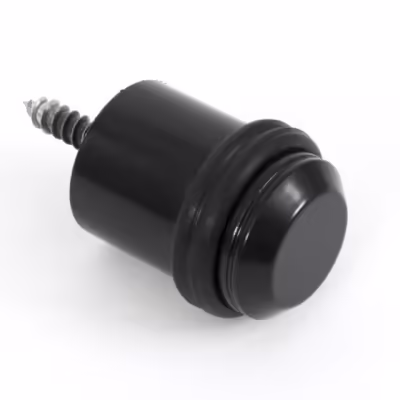 Black Floor Mounted Door Stop