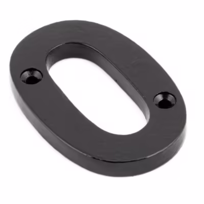 Black Numeral 0 - Image 1