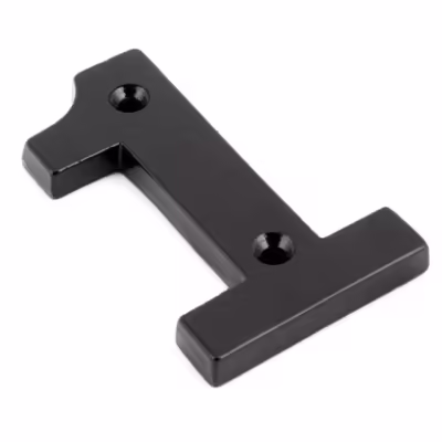 Black Numeral 1