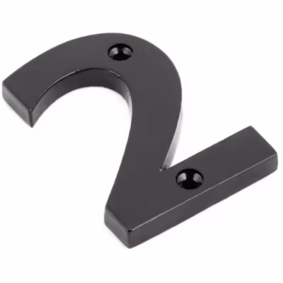 Black Numeral 2