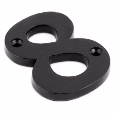 Black Numeral 8