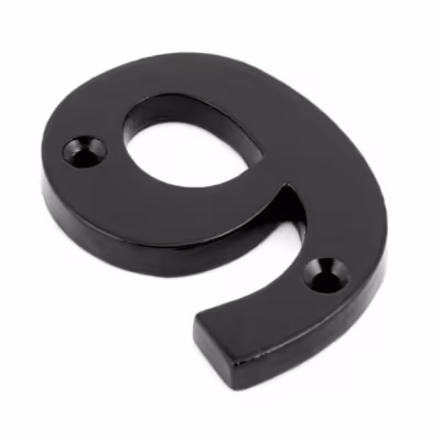 Black Numeral 9