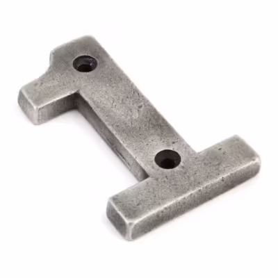 Antique Pewter Numeral 1 - Image 1
