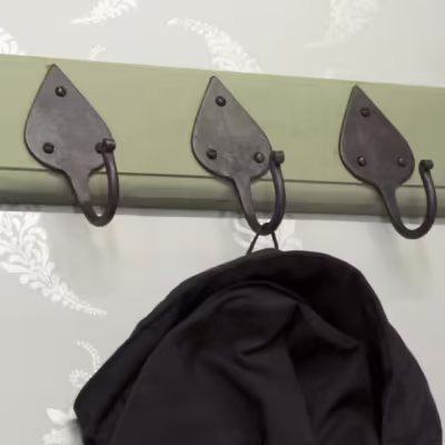 Olive Green Cottage Coat Rack - Image 3