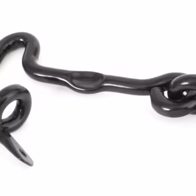 Black 4" Forged Cabin Hook