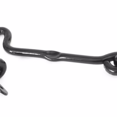 Black 6" Forged Cabin Hook