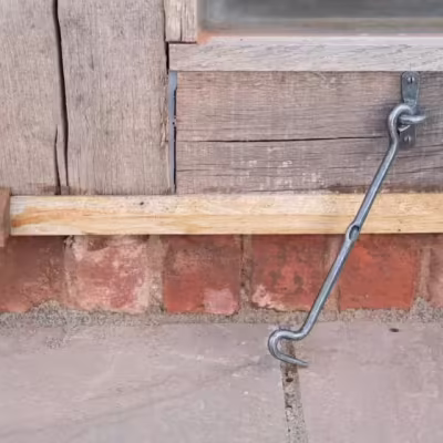Pewter 8" Forged Cabin Hook - Image 5