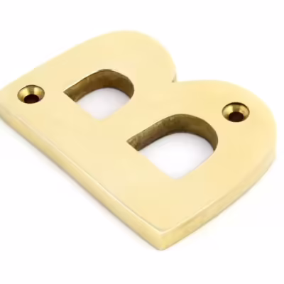 Polished Brass Letter B - Image 1