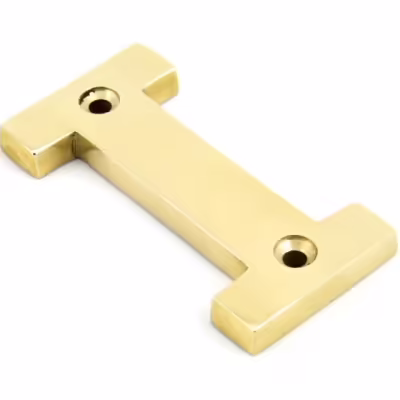 Polished Brass Letter I - Image 1