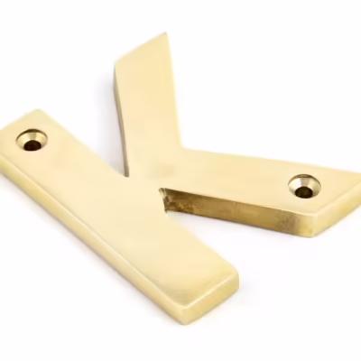 Polished Brass Letter K