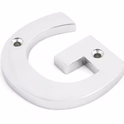 Polished Chrome Letter G