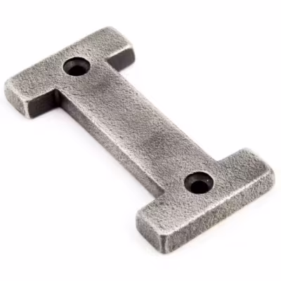 Antique Pewter Letter I