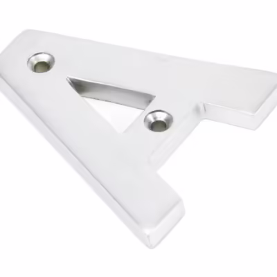 Satin Chrome Letter A