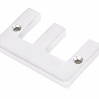 Satin Chrome Letter E