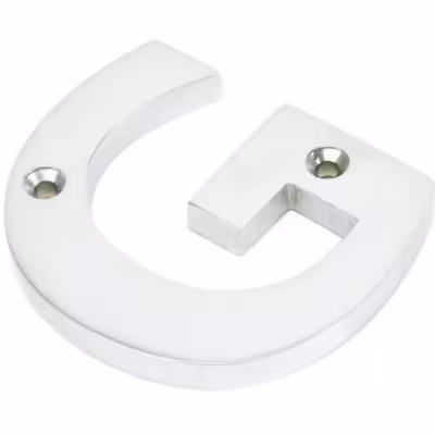 Satin Chrome Letter G