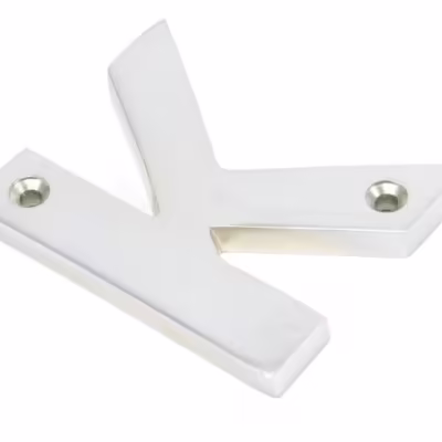 Satin Chrome Letter K
