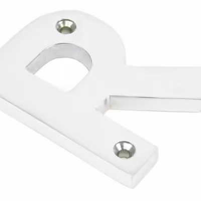 Satin Chrome Letter R