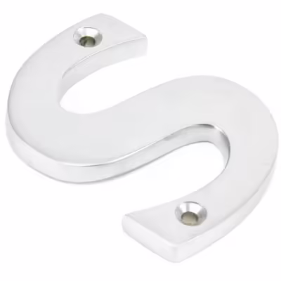 Satin Chrome Letter S