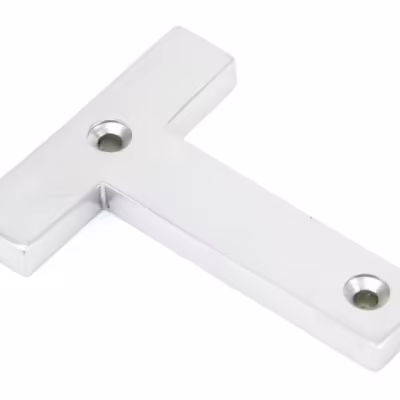 Satin Chrome Letter T