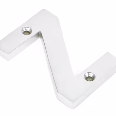 Satin Chrome Letter Z