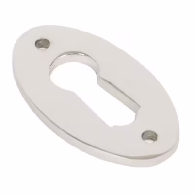 Polished Nickel Oval Escutcheon