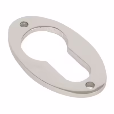 Polished Nickel Oval Euro Escutcheon