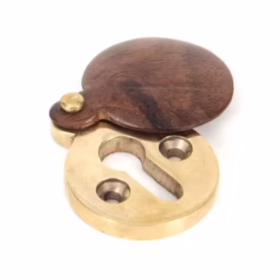 Rosewood 30mm Round Escutcheon