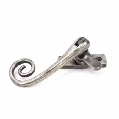 Antique Pewter Monkeytail Fastener - Image 2