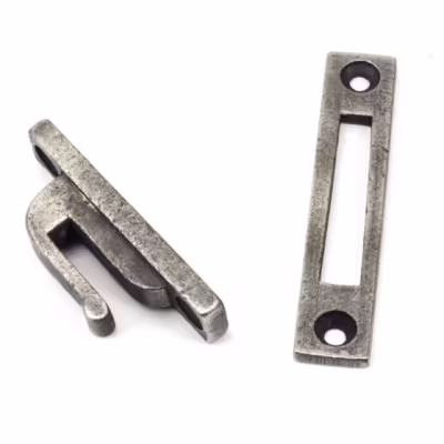 Antique Pewter Monkeytail Fastener - Image 3