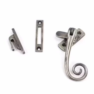 Antique Pewter Monkeytail Fastener - Image 1