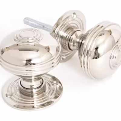 Polished Nickel 63mm Prestbury Mortice/Rim Knob Set