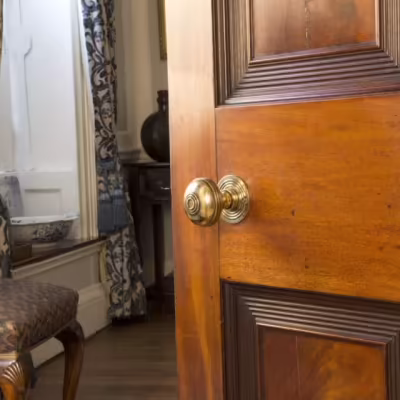 Aged Brass 50mm Prestbury Mortice/Rim Knob Set - Image 4