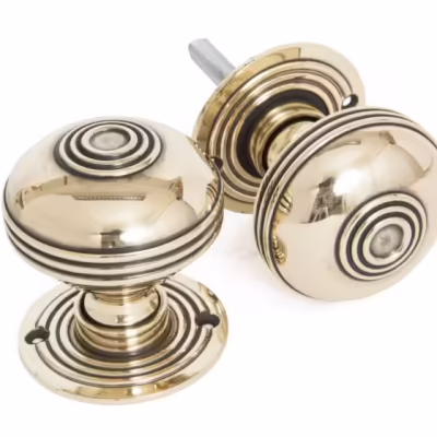 Aged Brass 63mm Prestbury Mortice/Rim Knob Set