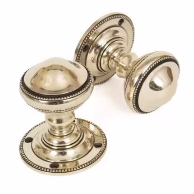 Aged Brass Brockworth Mortice Knob Set
