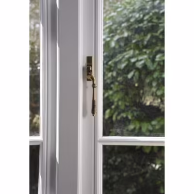 Aged Brass Reeded Espag - RH - Image 5