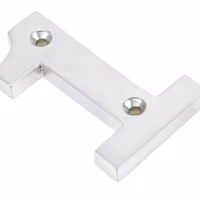 Satin Chrome Numeral 1