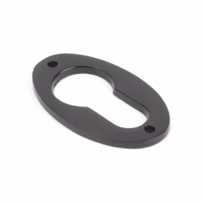 Aged Bronze Oval Euro Escutcheon