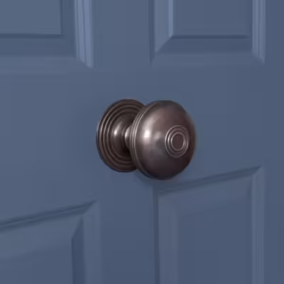 Aged Bronze Prestbury Centre Door Knob - Image 5