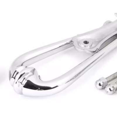 Polished Chrome Loop Door Knocker - Image 4