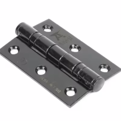 Black 3" Ball Bearing Butt Hinge (Pair) ss