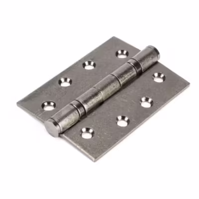 Pewter 4" Ball Bearing Butt Hinge (Pair) ss