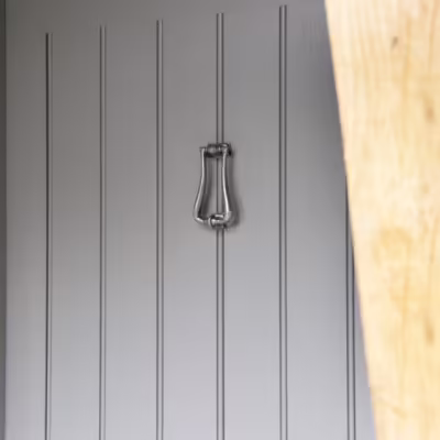Pewter Slimline Art Deco Door Knocker - Image 4
