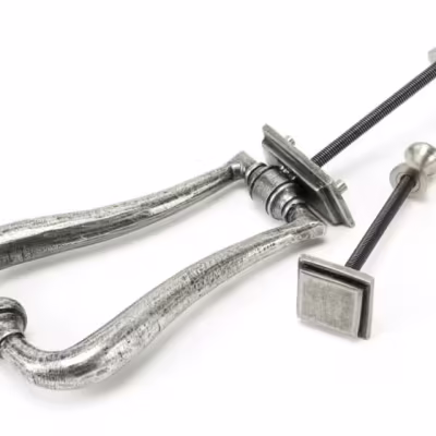 Pewter Slimline Art Deco Door Knocker