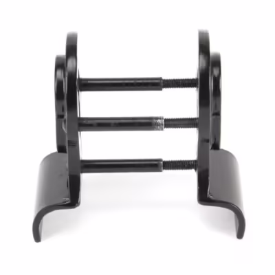 Black 50mm Euro Door Pull (Back to Back fixings) - Image 3