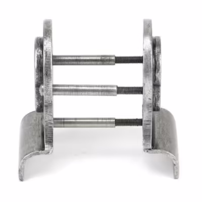 Pewter 50mm Euro Door Pull (Back to Back fixings) - Image 3