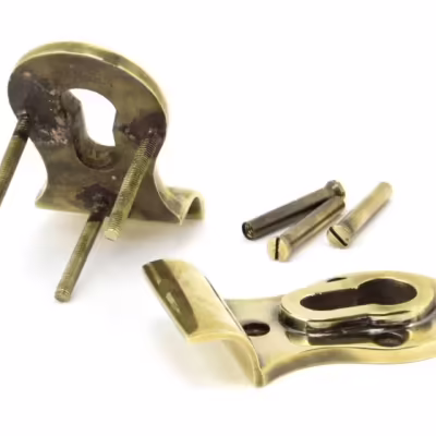 Aged Brass 50mm Euro Door Pull (Back to Back fixings) - Image 3