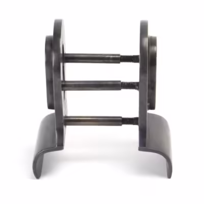 Aged Bronze 50mm Euro Door Pull (Back to Back fixings) - Image 3